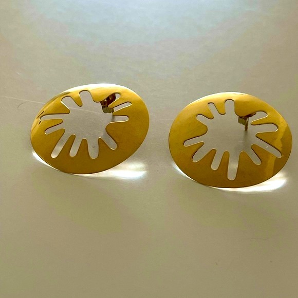 Pair of Sandy Baker Retro Earrings - Picture 8 of 10